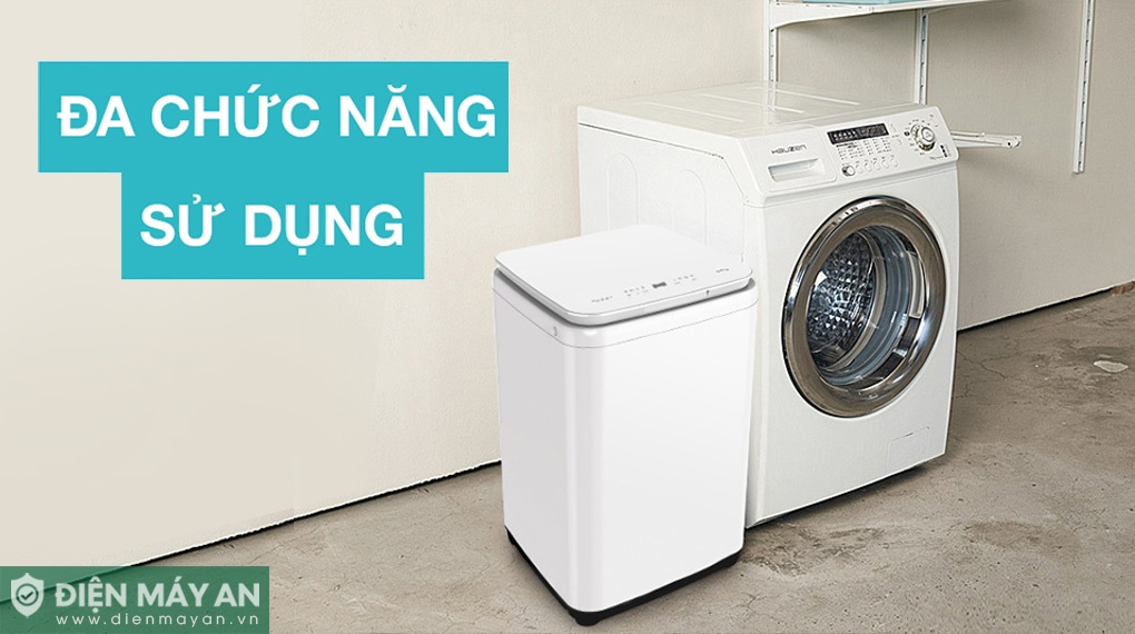 Máy giặt mini nhiệt độ cao Lumias 3 kg WS050WH